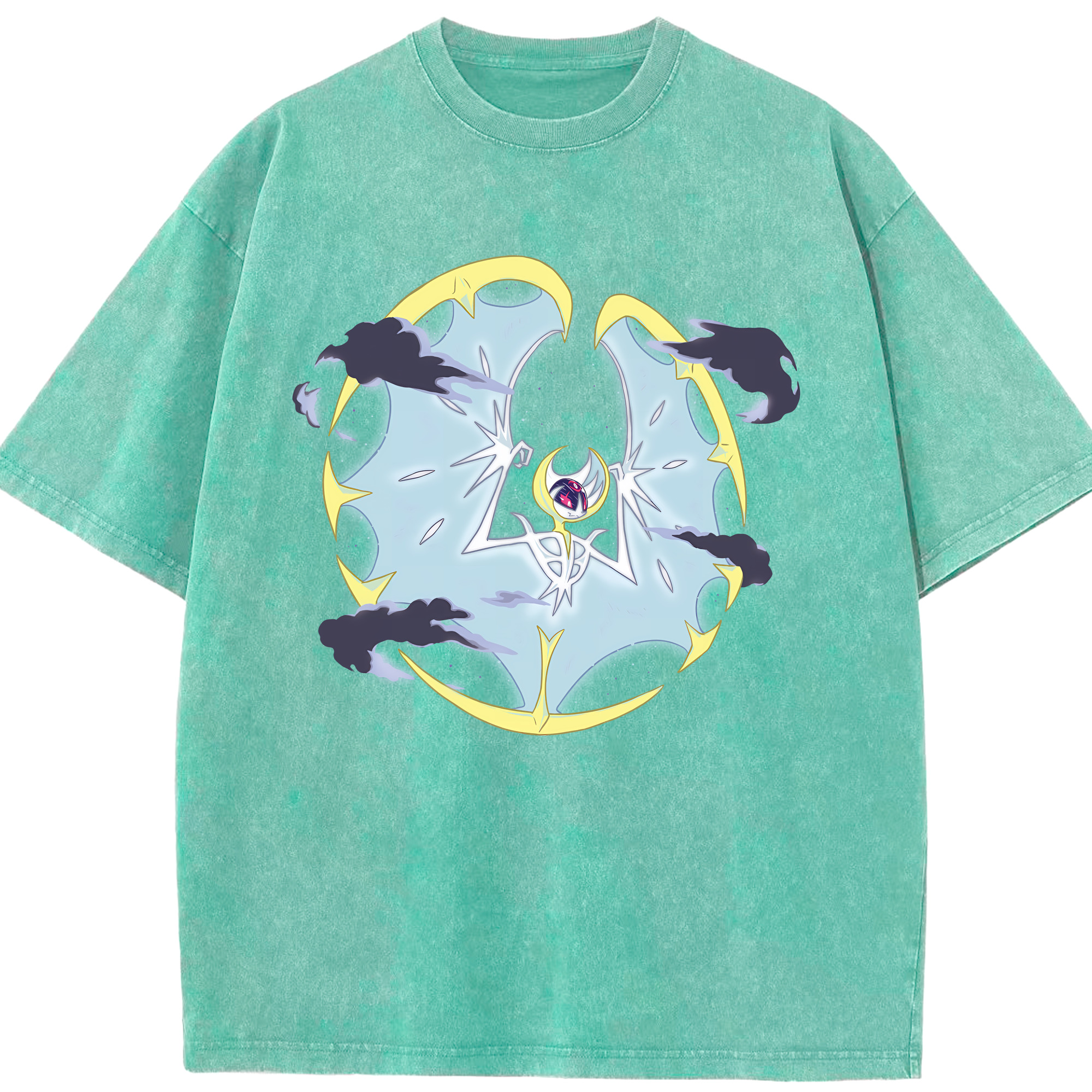 （画像用） ポケットモンスター Pokémon 綿100% ヴィンテージ風 半袖Tシャツ（フロントプリント）